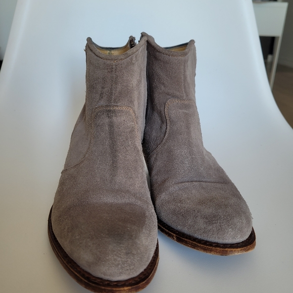 Gravity Pope Grey Suede Ankle Boots 👢 👌 😍 Size 7.5 - Picture 7 of 13